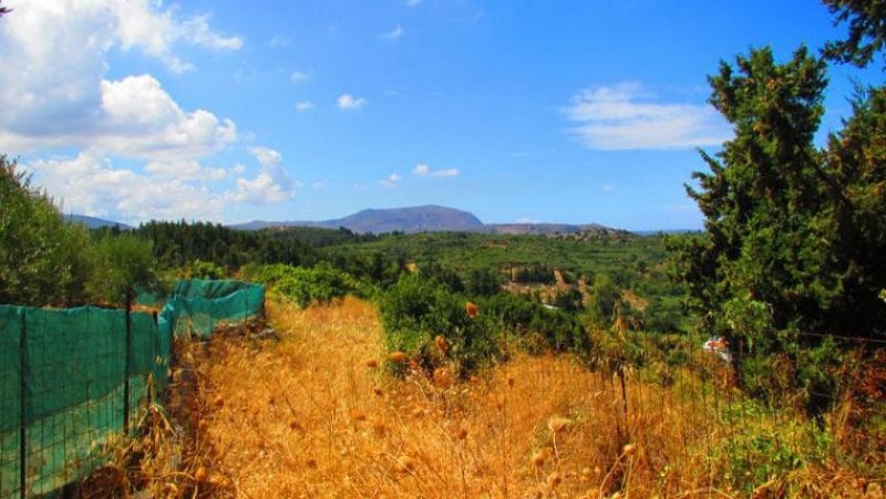 Aspro Kreta, Aspro: Hanggrundstück mit Meerblick zu verkaufen Grundstück kaufen